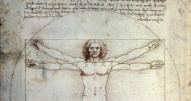 CosmoPure provient du nombre d'or comme l'homme de Vitruve de Léonard de Vinci